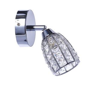 Nástenná lampa Shiba chrómová, 1x15W, tienidlo G9, priehľadná vyobraziť