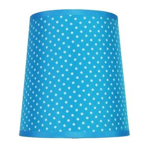 tienidlo pre Gala modré bodkované E14 vyobraziť