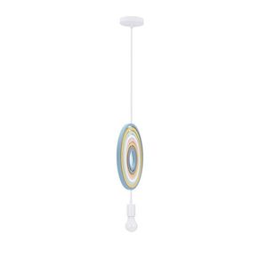 Závesná lampa Hoops 8 1x20W E27 iq detská mix farieb vyobraziť