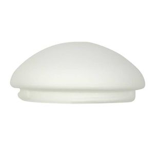 Biele sklenené okrúhle tienidlo na lampu 27 cm pre stropnú lampu Roda 32 vyobraziť