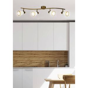 Nástenná stropná lampa patinovaný pásik 4xG9 Regent vyobraziť