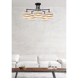 Stropné svietidlo biele/chrómové 5xE27 Andy vyobraziť