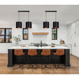 Závesná lampa čierna 2xE27 Candida vyobraziť