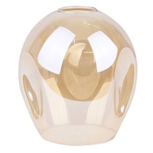 Hnedé sklenené tienidlo E27 pre lampu Aspa vyobraziť