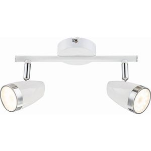 Stropné nástenné svietidlo pásik biele bodové LED 2x40W Blanc vyobraziť