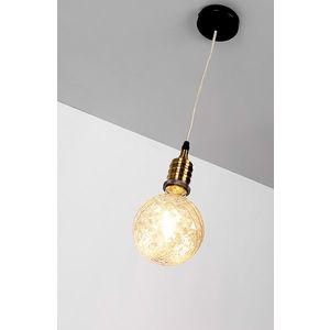 Čierna/patinová kovová závesná lampa E27 vyobraziť