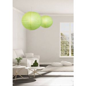 Zelená papierová tienidlo na lampu guľa 50cm Cocoon vyobraziť