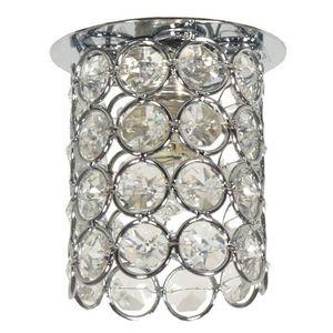 Stropné svietidlo chrómové bezfarebné krištáľové 40W G9 SK-73 vyobraziť