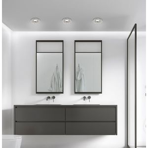 Okrúhle stropné svietidlo, sklenený krištáľ, MR16 50W SK-83 vyobraziť