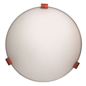 Stropné svietidlo biele okrúhle nástenné 60W E27 Bianca vyobraziť