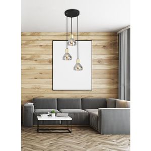 Závesná lampa zlatá 3xE14 18cm Gregory vyobraziť