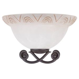 Sklenená nástenná lampa 60W E27 Gio vyobraziť