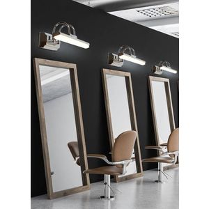 Nástenná lampa do kúpeľne chrómová LED 7W 40cm nastaviteľná Gizel vyobraziť