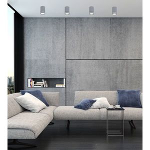 Stropné svietidlo sivé 6, 8x10cm GU10 15W trubica vyobraziť