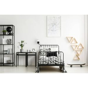 Čiernosivá nástenná lampa s LED lampou na čítanie Polo vyobraziť