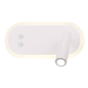 Nastaviteľná biela LED nástenná lampa na čítanie Miracle vyobraziť