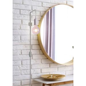 Biela nástenná lampa s káblom Laren Ledea lampa vyobraziť