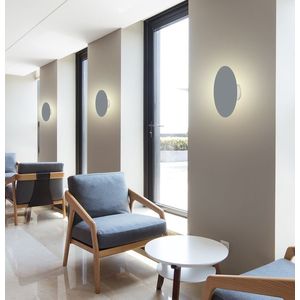 Sivá kovová LED nástenná lampa 6W 150mm Holar Ledea vyobraziť