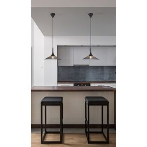 Závesná lampa čierna 25 cm Kiruna S Ledea vyobraziť