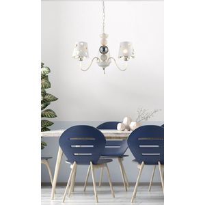 Biely luster závesná lampa 3xE14 Batley Ledea vyobraziť