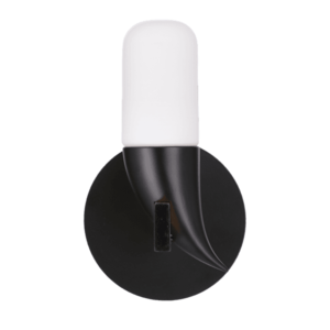 Nástenná lampa čierna LED 5, 4 W 20 cm Sakai Ledea vyobraziť