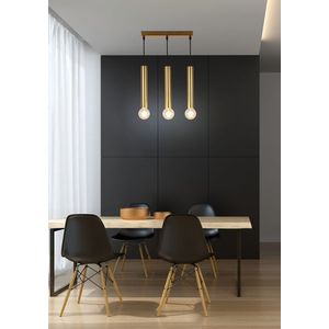 Závesná lampa zlatá 3xE27 284mm Dallas Ledea vyobraziť