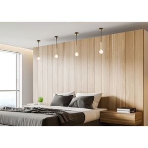 Závesná lampa zlatá kovová 142 mm Dallas Ledea vyobraziť