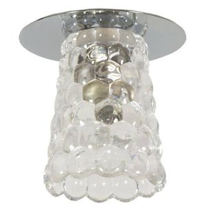 Stropné svietidlo chrómové bezfarebné krištáľové 40W G9 SK-75 vyobraziť