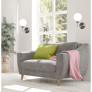 Nástenná lampa Logos lampa saténová 1x25w tienidlo g9 biela vyobraziť