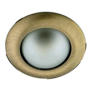 Okrúhle zlaté stropné svietidlo vyobraziť