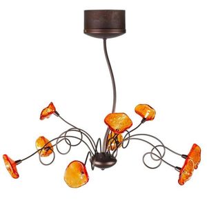 Oranžová stropná lampa 9xG4 Malta vyobraziť