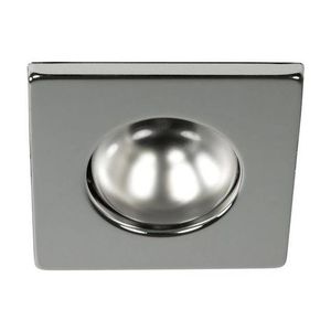 Pevné štvorcové chrómové stropné svietidlo vyobraziť