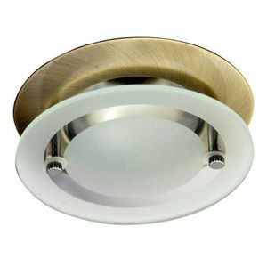 Pevné stropné svietidlo zlaté so sklom OZS-07 vyobraziť