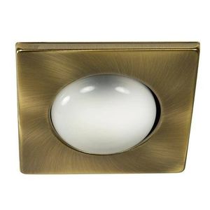 Mosadzné štvorcové stropné svietidlo OZS-05 vyobraziť