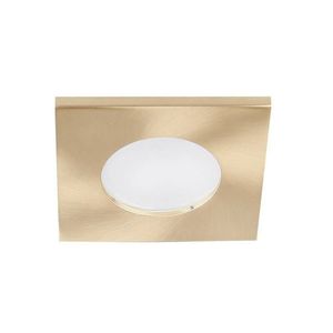 Stropné svietidlo štvorcové patinované zlaté vyobraziť