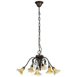 Závesná stropná lampa 3+3x40W G9 patina L&H Corsa vyobraziť
