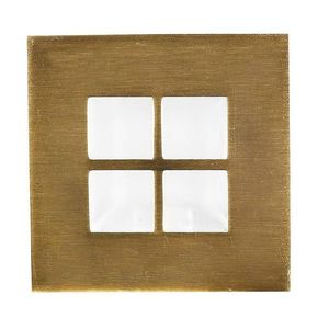 Štvorcové zlaté saténové schodiskové svietidlo G4 MS-05 vyobraziť