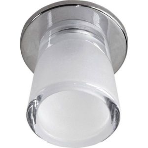 Stropné svietidlo G4 s chrómovým krištáľom, pevné, valcové vyobraziť