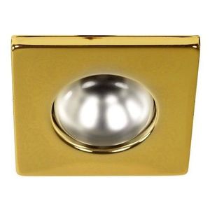 Stropné svietidlo štvorcové zlaté pevné vyobraziť