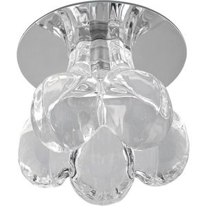Stropné svietidlo G4, pevné krištáľové, dekoratívne kvetinové, 20 W vyobraziť
