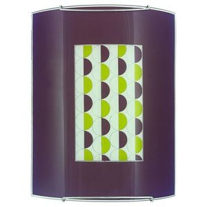 Fialová nástenná lampa Fialová nástenná lampa vyobraziť