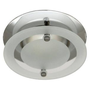 Pevné stropné svietidlo, chróm, so sklom OZS-07 vyobraziť