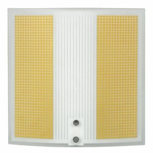 Nástenná lampa, biela a žltá, citrín vyobraziť