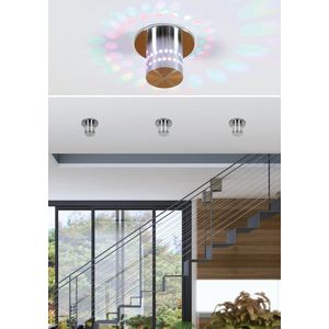 Hliníkové stropné LED svietidlo 3W SMD RGB SA-11 vyobraziť