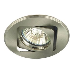 Stropné svietidlo v saténovo-niklovom prevedení, pohyblivé, okrúhle vyobraziť