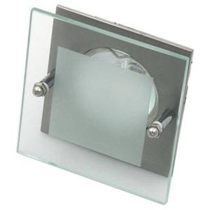 Stropné svietidlo, štvorcové sklo, saténový nikel SZ-04 vyobraziť