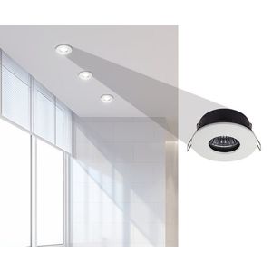 Stropné svietidlo biele okrúhle IP65 kúpeľňové SH-12 vyobraziť