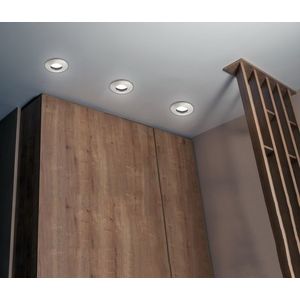 Hermetické saténové stropné svietidlo okrúhle IP65 SH-12 vyobraziť