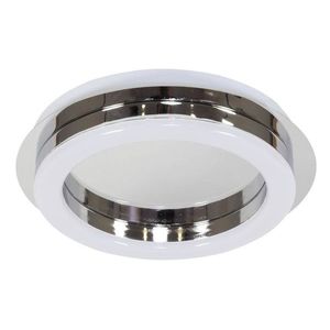 LED stropné svietidlo 12W chrómové okrúhle Pemonte vyobraziť