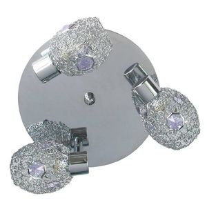 Zlatá stropná lampa 3X40W G9 chrómovo fialová vyobraziť